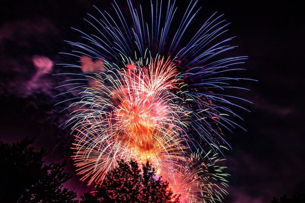 fireworks for the 4th of July