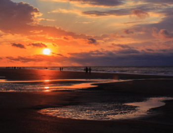 sun setting on Hilton Head Island 