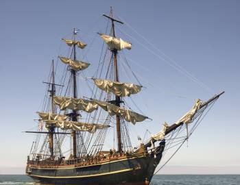 A pirate ship on a cruise around Hilton Head Island