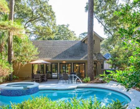 Hilton Head Rental Home with Private Pool in Sea 