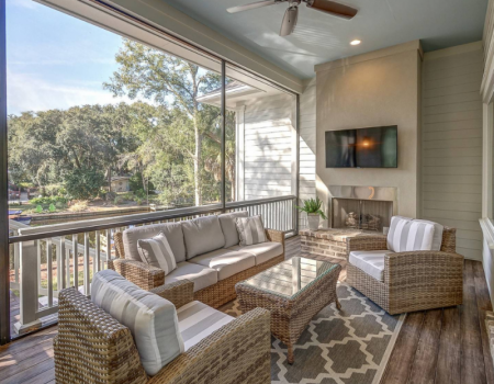 Hilton Head Rental with Screened Porch