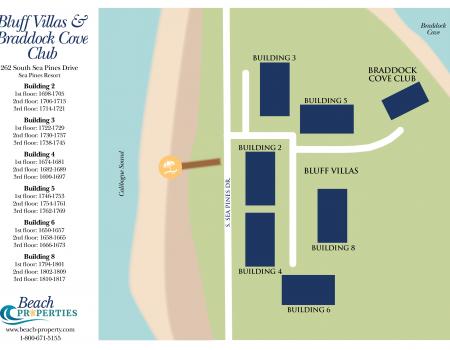 Map of Bluff Villas Hilton Head Island