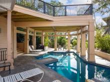 The pool of a vacation rental home in Hilton Head Island