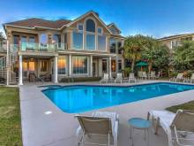 A large vacation rental with a pool on Hilton Head Island