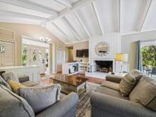 The living room of a luxury vacation rental from Beach Properties of Hilton Head