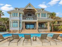 A luxury vacation home on Hilton Head Island with a pool