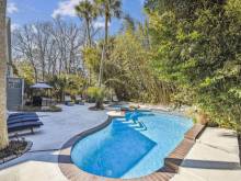 A pool at a vacation home rental on Hilton Head Island