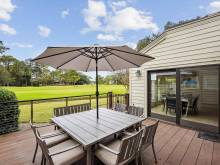 The view of Harbour Town Golf Links from a vacation rental during RBC Heritage 2024