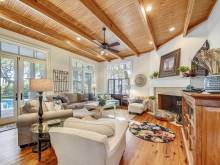 The living room of a vacation home on Hilton Head Island