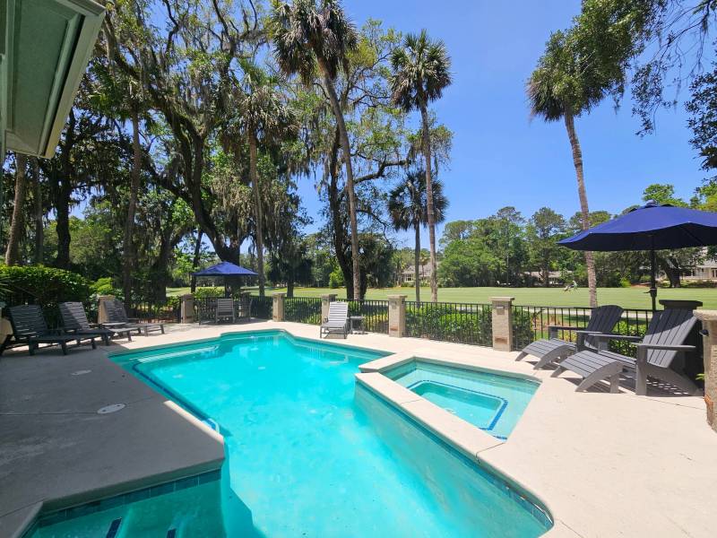 18 Woodbine Place in Sea Pines Sea Pines Vacation Rental with a Private Pool
