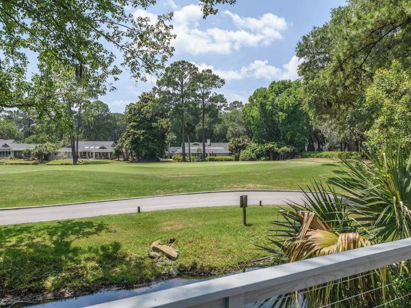 67 Plantation Drive Vacation Rental in Sea Pines Vacation Rental with Views of Harbour Town Golf Course