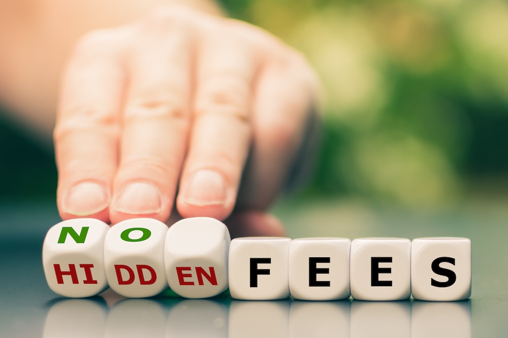 blocks with no hidden fees
