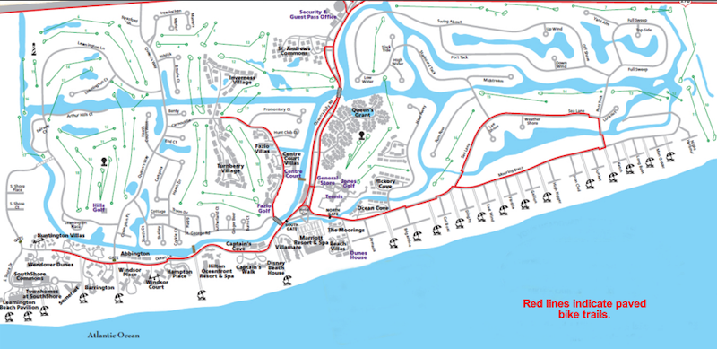 palmetto dunes bike map