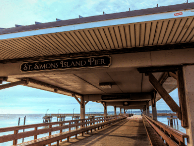 st simons island pier